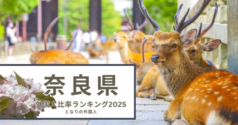 奈良県で外国人が多い街ランキング