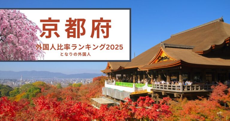 京都府で外国人が多い街ランキング2025